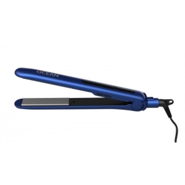 Утюжок для волос DEWAL OCEAN Blue, 130-230C, керамико-турмалин. - фото 4958