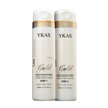 Набор Ykas Gold для выпрямления волос, 300/300 мл.