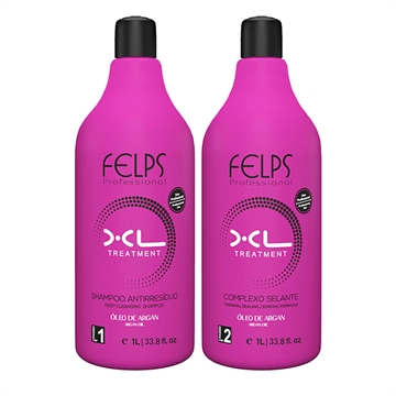 Набор для выпрямления волос Felps XL Treatment 1000/1000 мл.