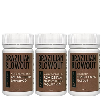 Пробный набор Brazilian Blowout 50/50/50 мл.